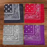 Pack of 4 100% Cotton Bandana Head Scarf Unisex paisley bandana